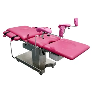 Electric Metal Hospital Examination Table Obstetric Bed with 4 Motors Gynecological Examination Chair Massage Bed
