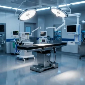 Electric Operating Surgical Table with Horizontal Sliding Function for Full Body C-Arm Access