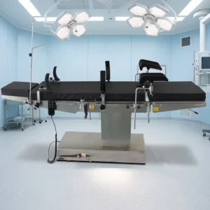 Electric Operating Table 304 Stainless Steel CE ISO Certified Class II Hospital Equipment for Operating Rooms & ICU