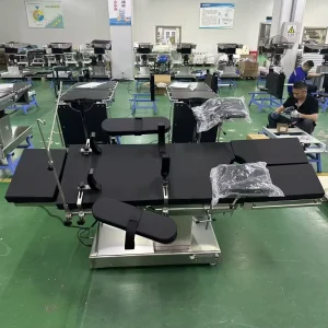 Electric Operating Table 5 Function Multi Position Adjustable 304 Stainless Steel 200KG Load High Stability Operating Room