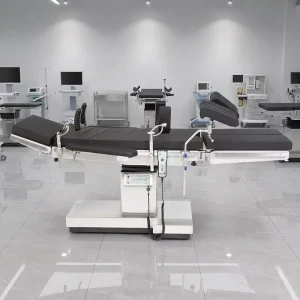 Electric Operating Table HE 508A Electric Brake Stainless Steel Frame Medical Surgical Bed
