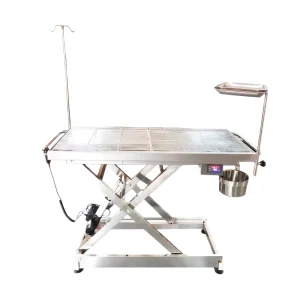 Electric Operating Table for Pets 304 Stainless Steel Pet Safety for Animals in Veterinary Clinic OEM