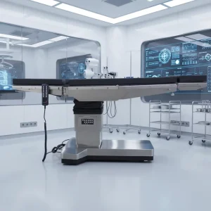 Electric Six-functional Surgical Operating Table X-ray Compatible with Dual Control System Longitudinal Translation Function