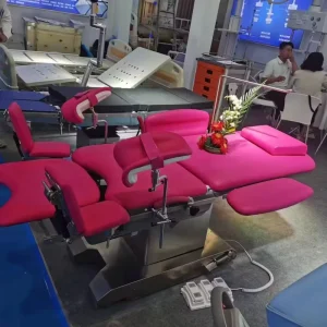 Electric Stainless Steel Gynecological Examination Table Pull-Out Design CE Certified 2-Year Warranty Women’s
