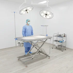 Electric Stainless Steel Veterinary Operating Table with Constant Temperature for Dogs