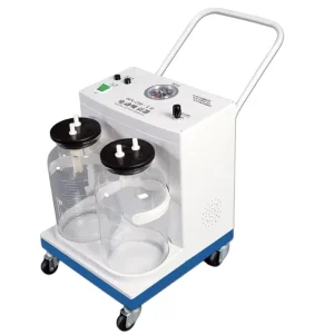 Electric Suction Machine with Two Bottle Mobile Electric Suction Device Medical Electric Suction Machine Medical Portable