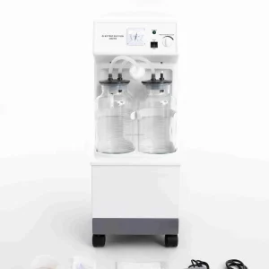 Electric Trolley Mounted Surgical Suction Device & Aspirator 2500ml Tank 30/45/60L/min for Emergency Room