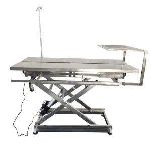 Electric Veterinary Surgical Table Hydraulic Lift Stainless Steel Examination Operating Table for Animal Surgery