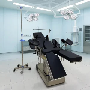 Electrically powered Five function Lifting and Moving of the Operating Table Combined with the C arm