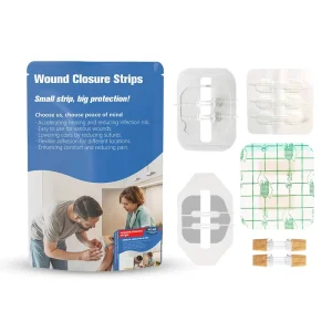 Emergency Laceration Medical Transparent Zip Stitch Dressing Zipper Steri Wound Closure Device
