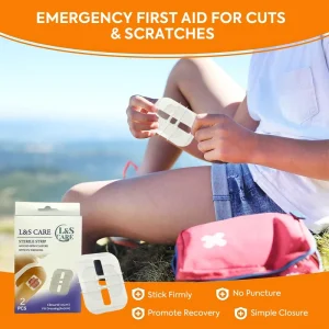 Emergency Seamless Skin Closure Strip Tape Wound Dressing Plaster Zip Stitch Wound Closure Device