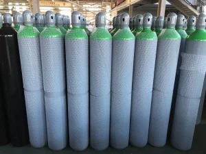 Empty High Pressure 40L Medical Use Oxygen Gas Cylinder with Valve and Regular