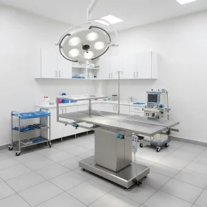 European CE Certified Class II Veterinary Operating Table Stainless Steel Electric Surgical Instrument