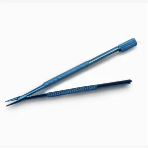 Eye Surgery Reusable Titanium Alloy Straight Curved Round Head Surgical Blade Holder
