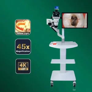 FINER Dental Surgical Operating Microscope 45x Magnification Machinery Powered Medical Endodontic Laboratory Use