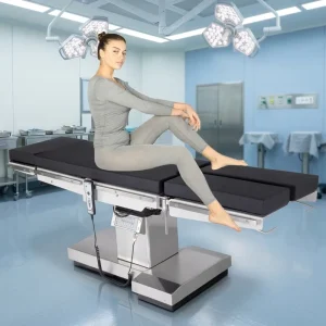 Factory Direct Multifunctional Electric Surgical Table T-shape Base Electric Kidney Bridge Operating Bed with 3 Memory Positions