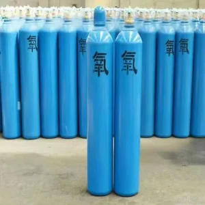 Factory Direct Sales Filling 40L Oxygen Gas with Handle for Industrial Medical Use Worldwide