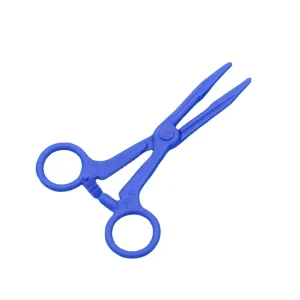 Factory Disposable Medical Consumables Plastic Blood Stopping Clamps forceps with CE ISO
