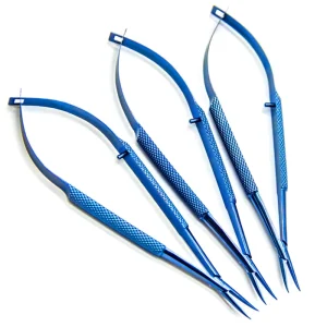 Factory Eye Surgery Instruments Titanium Alloy Needle Holder