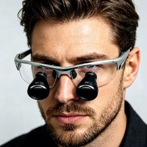 Fast Focusing Dental TTL 3.5X Surgical Loupes Portable Dental Glasses