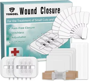 First Aid Kit Wound Closure Breathable Strips Hold Small Wounds Firmly Closed Great After Sutures or Staples