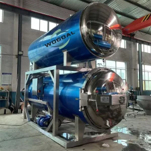 Food Processing Sterilization Equipment Water Immersion Autoclave Sterilizer for Food Industry