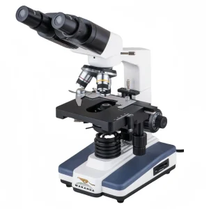 For AmScope 40X-2500X LED Lab Binocular Compound Biological Microscope with 3D Stage
