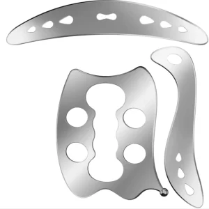 Full Body Muscle Scraper Tool Stainless Steel Guasha Massager for Sports Recovery Deep Tissue Massage Pain Relief