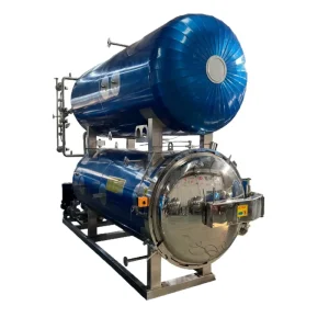 Fully Automatic Double-Layer Sterilization Kettle for Ham Sausage Corn Sausage Meat Products Water Bath Sterilization Equipment