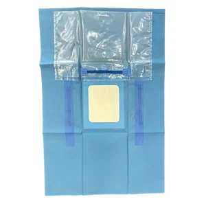 Good Price Disposable Ophthalmic Eye Surgery Drape With Pouch Sterile Surgical Drapes Medical Consumables