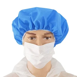 HB Non woven Surgical Doctor Hat Hair Net for Hospital Dental Clinic