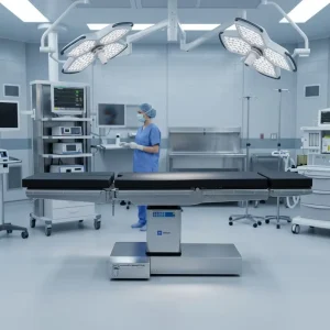 HE 608 A Operating Table Dual Control 50 60 Surgeries Power Reserve Orthopedic