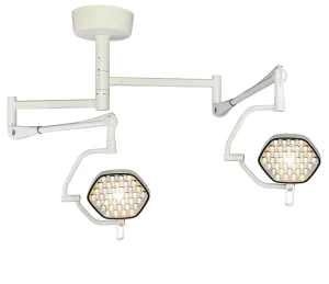 HFMED Brand 110000Lux Ceiling Mount Double Dome LED Surgical Light Fixtures Emergency Lighting Surgical Light Accessories