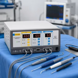 HV 300S Veterinary Bipolar Vessel Sealing Generator Electrosurgical Unit Stainless Steel for Dog Cat Horse
