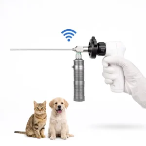 Handheld FHD Veterinary Endoscopy Equipment for Rigid Endoscope with Replaceable Li Ion Battery for Small Animal Surgery