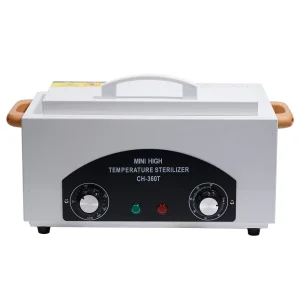 Heat Sterilizer 300W 1.5L W Timer Disinfection Box Manicure Pedicure SPA Salon Equipment