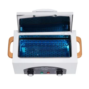 Heat Sterilizer Disinfection Box Manicure Pedicure Salon Equipment Nail Tool Disinfection Sterilization Machine
