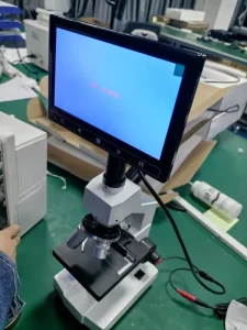 Heating Constant Temperature Microscope 7″ HD Screen for Cat Dog Horse Artificial Insemination Observation Veterinary