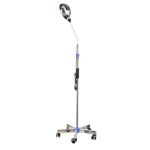 Height Adjustable Stainless Steel Mobile Gooseneck Operation Room Lamp Hospital Reflector Surgical Medical Examination Light