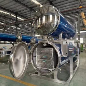High Accuracy Steam Autoclave Retort for Pouch Food Sterilization Equipment for Condensed Milk Curry Soup