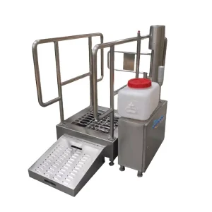 High Efficient Sole Boot Washing and Disinfection Machine with High Pressure Air Dryer Shoe Sterilized Station for Cleanroom
