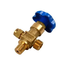 High Pressure Brass CGA540 Gas Cylinder Valve for Steel Aluminium Alloy Oxygen Cylinder