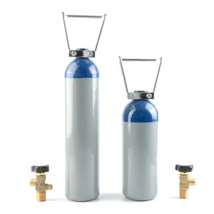 High Pressure Seamless Steel 2.7L Empty Tank Refillable Helium Gas Cylinder 2.7L 150bar Cylinder Gas Tank
