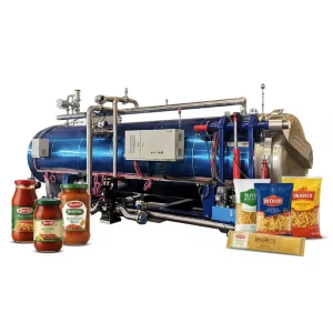 High Pressure Steam Retort for Canned Pasta Meals Complete Sterilization Machine for Ready Meal Factory