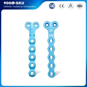 High Quality 2.4mm T Type Manual Locking Plate Veterinary Orthopedic Surgical Instruments Titanium cat and Dog Bone Plate