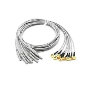 High Quality Clinical EEG Cup Cable Equipment Copper Chloride Cup Electrode EEG Cable Medical Consumables