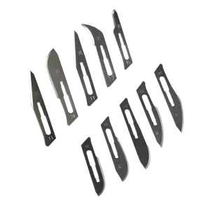 High Quality Manual CE Certified Carbon Steel Dental Scalpel Blades Sterile Surgical Instruments for Medical Use