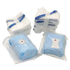 High Quality Medical Accessories Surgical Abdominal Lap Sponge 30 X 30 cm Non washed Types of Sterile Gauze