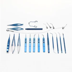 High Quality Ophthalmic Surgery Instrument Set 21pcs Cataract Surgery Set