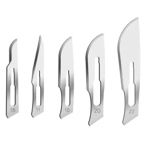 High Quality Stainless Steel Dental Scalpel Blade Sterile Carbon Steel Surgical Blades for Medical Use